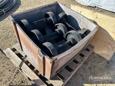 Quantity of (8) UC-1-12340-0011 Morooka MST800 Track Rollers Varios (Unused) - Fits Fit Marooka Crawler Dumper