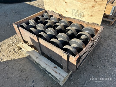 Quantity of (10) 1-57350-0010 Morooka MST300 Bottom Track Rollers Varios (Unused) - Fits Fit Marooka Crawler Dumper