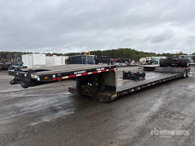 2011 Trail King TK9 45 ton T/A 34 ft - 58 ft Extendable Removable Gooseneck Góndola