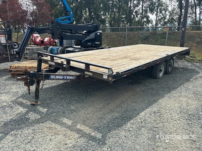 2014 Suretrack 20 ft T/A Flatbed Trailer