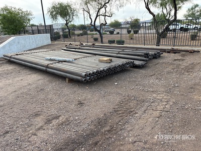 Quantity of (81) Jts 4 1/2 OD Drill Pipe, 20 ft Length, 1620 ft, 3 1/2 If Connections Tuberia de perforacion (Unused)