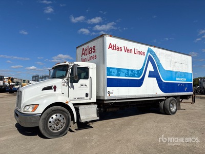2012 Kenworth T300 6x2 Van Truck