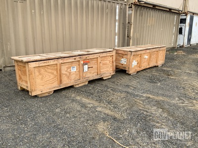 (2) Ruta Supplies 1874500-W Non-Driving Vehicular Axles