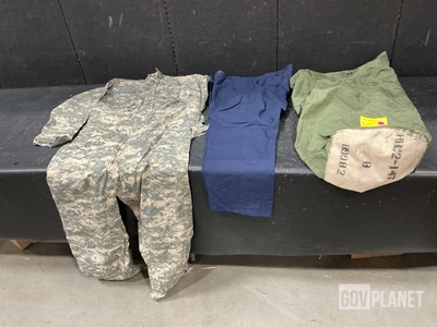 (90) Pairs of Trousers, (54) Duffel Bags, (11) Coveralls & Assorted Items