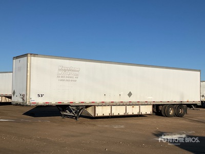 2008 Vanguard 53 ft x 102 in T/A Van Trailer