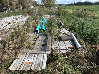 Quantity of (80) 13 ft x 3 ft Roofing Tin