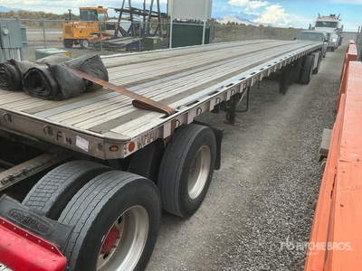 2013 Wilson 48 ft T/A Flatbed Trailer