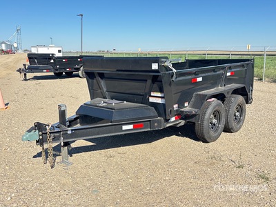 2027 JB Trailers 10 ft T/A Remorque à Benne Utilitaire