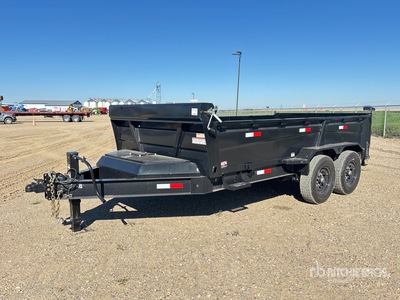 2027 JB Trailers 14 ft T/A Remorque à Benne Utilitaire
