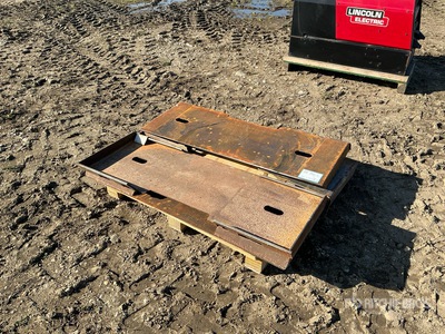 Quantity of (4) Skid Steer Attachment Mounting Plate