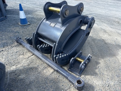 2026 Warrior WGMA20-025 950 mm Q/C Excavator Grapple - Fits 20 - 25 Ton (Unused)