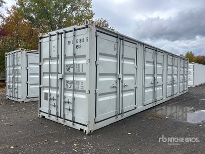 2026 40 ft High Cube Multi-Door Storage Container