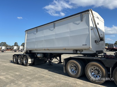 2021 Moore 6.9 m Tri/A B-Double Lead End Dump Trailer