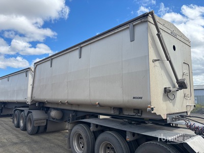 2022 Moore 6.7 m Tri/A B-Double Lead End Dump Trailer
