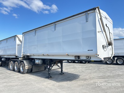 2022 Moore 6.9 m Tri/A B-Double Lead End Dump Trailer