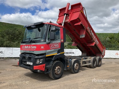 2017 Renault C460 8x4 Twin-Steer Autocarro ribaltabile 3 assi