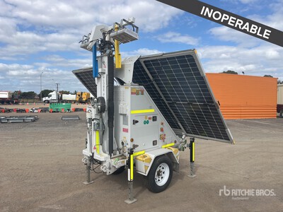 2022 Globe Power Metro GP43K Solar Torre de iluminación (Inoperable)