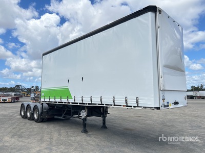 2024 Vawdrey 7.2 m Tri/A B-Double Lead Remorque pour rideaux latéraux