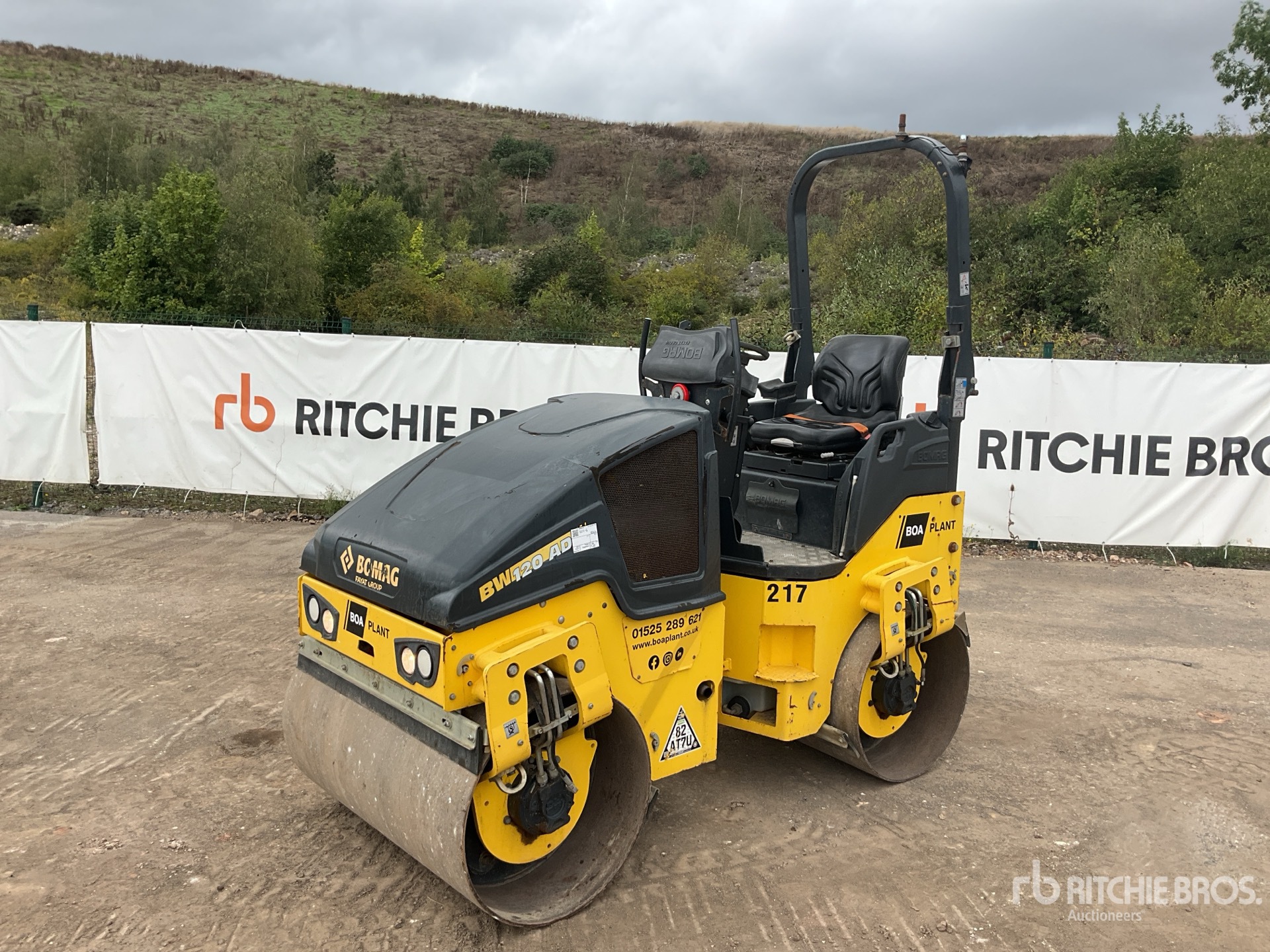 2018 Bomag BW120AD-5 Double Drum Roller