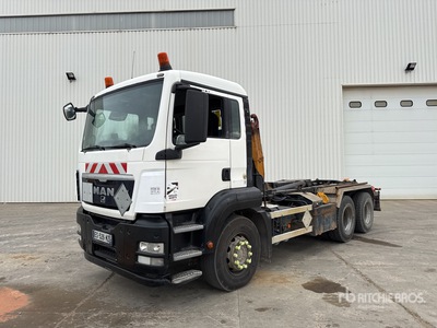 2009 MAN TGS26360 6x4 Camion Ampliroll Roll-Off Truck