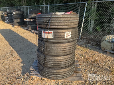 (5) Bridgestone 285/70R19.5 Tires w/Wheels