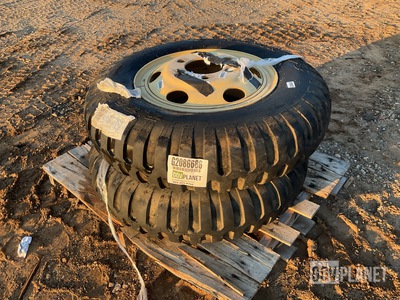 (2) Titan T-Hawk 373 9.00-20 Tires w/Wheels