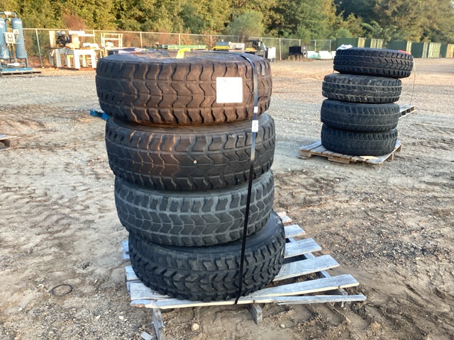 (4) Goodyear 37x12.50R16.5LT Tires w/wheels