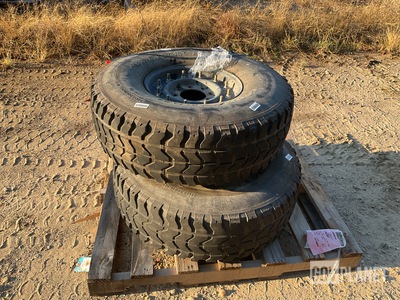 (2) Goodyear 37X12350R16.5LT Tires w/Wheels