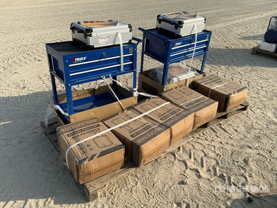 Quantity of (10) Tool Trolley & Boite à outil (Unused)