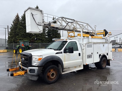 2011 Telelift 35 ft on 2011 Ford F-450 4x4 Van Mounted Aerial Lift
