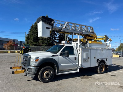 2012 RH RH41 30 ft on 2012 Ford F-450 4x2 Van Mounted Aerial Lift
