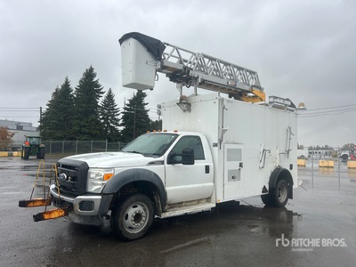 2012 RH RH41 30 ft on 2012 Ford F-550 XLT 4x2 Van Mounted Aerial Lift