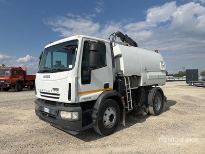 2008 Farid FJVT650 on 2008 Iveco 150E22 Sweeper Truck