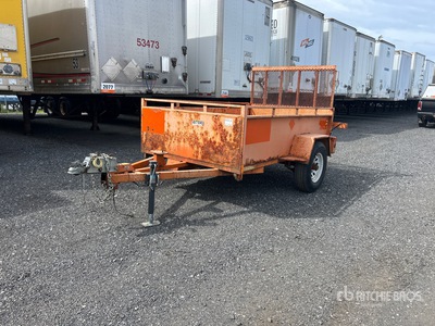 2020 Miska Hercules 5200 8 ft S/A Utility Trailer