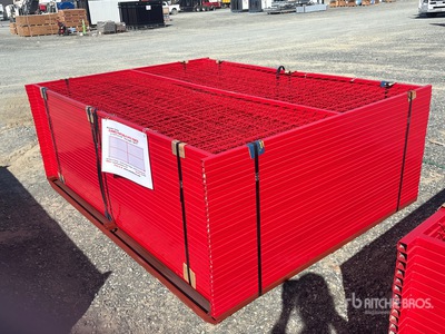 Quantity of (30) Canex 8 ft x 6 ft Powder Coated Temporary Clôture de site (Unused)