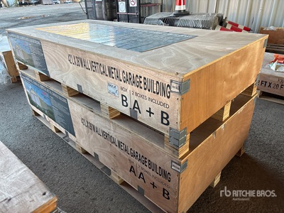 2026 AGR-MS2642 26 ft x 42 ft Metal Garage Storage Building (Unused)