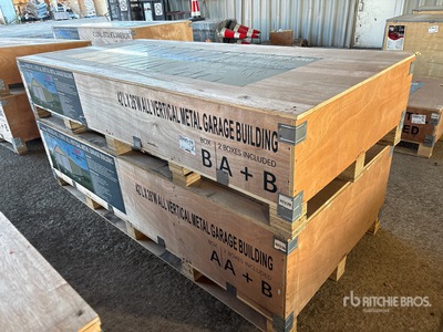 2026 AGR-MS2642 26 ft x 42 ft Metal Garage Storage Building (Unused)
