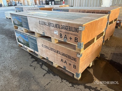 2026 AGR-MS2642 26 ft x 42 ft Metal Garage Storage Building (Unused)
