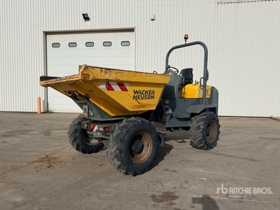 2012 Wacker Neuson 6001 6 t 4x4 Swivel Motobasculeur Dumper