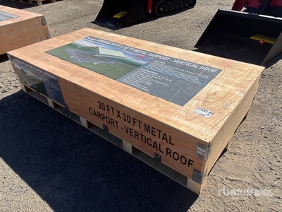 2026 AGR-MC2030 20 ft x 30 ft Steel Abri d'Auto (Unused)