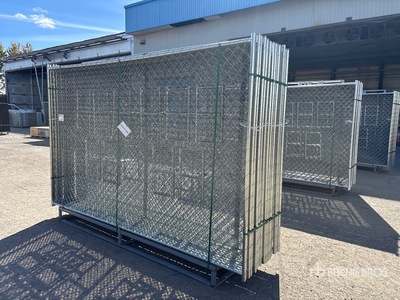 Quantity of (20) 2026 GLCF1006 10 ft x 6 ft Chain Link Temporary Site Fence (Unused)