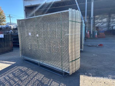 Quantity of (20) 2026 GLCF1006 10 ft x 6 ft Chain Link Temporary Site Fence (Unused)
