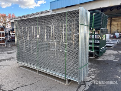 Quantity of (20) 2026 GLCF1006 10 ft x 6 ft Chain Link Temporary サイト フェンス (Unused)