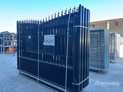 Quantity of (5) 2026 GLDG05 20 ft x 7 ft Wrought Iron Bi-Parting Driveway Gate (Unused)
