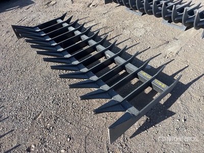 84 in Skid Steer Root Rake (Unused)