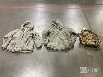 (29) Extreme Cold Weather Parkas, (28) OCP Medium Rucksacks & Assorted Items