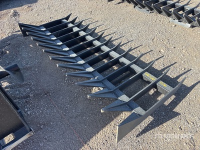 84 in Skid Steer Root Rake (Unused)