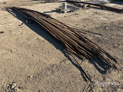 Quantity of 25 ft Lengths Ice Lug Stock Steel