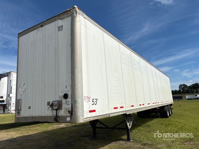 2015 Wabash DVCVHPC 53 ft x 102 in T/A Van Trailer