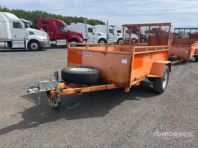2020 Miska Hercules 5200 8 ft S/A Utility Trailer